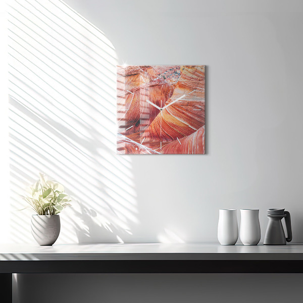 Square glass wall clock The Picturesque Grand Canyon