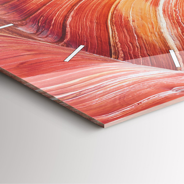 Square glass wall clock The Picturesque Grand Canyon