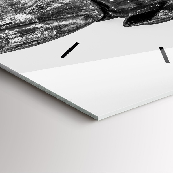 Square glass wall clock Statue of Liberty in Budapest