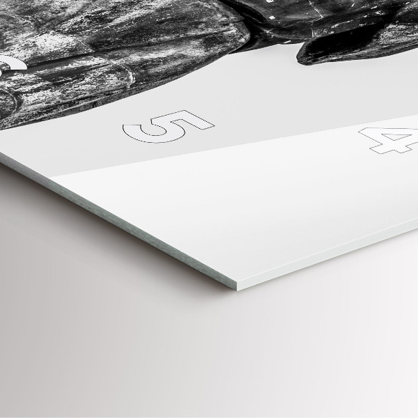 Square glass wall clock Statue of Liberty in Budapest