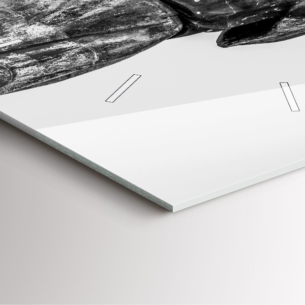 Square glass wall clock Statue of Liberty in Budapest