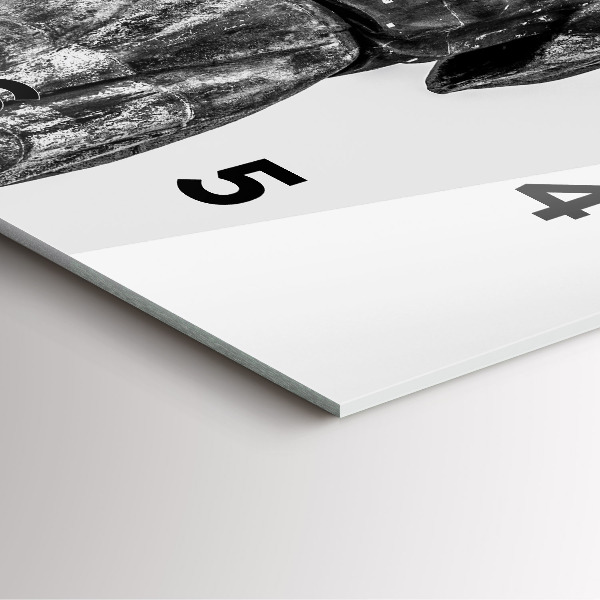 Square glass wall clock Statue of Liberty in Budapest