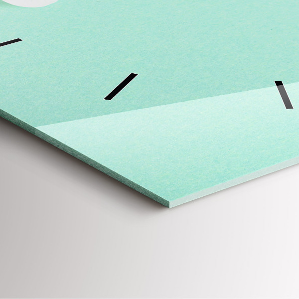 Square glass wall clock Blooming apple blossoms