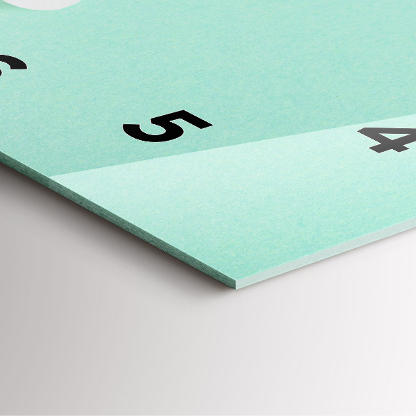 Square glass wall clock Blooming apple blossoms