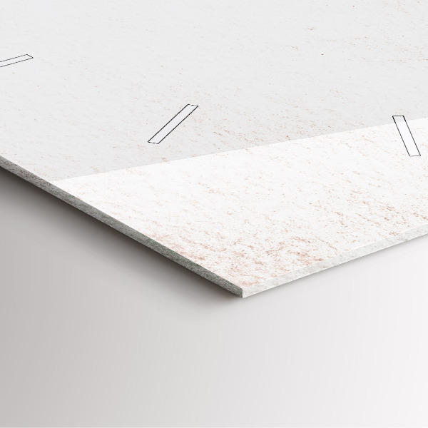 Square glass wall clock Decorative pattern