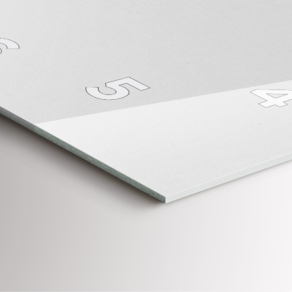 Square glass wall clock Stars on a light background