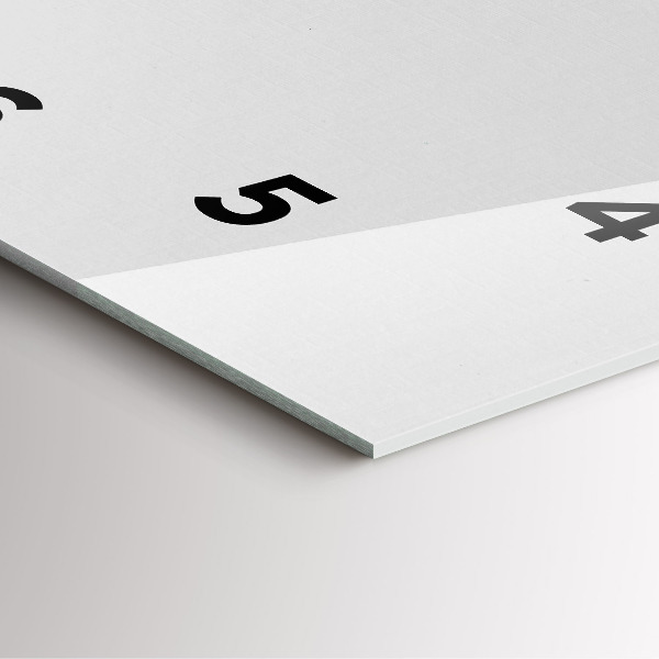 Square glass wall clock Stars on a light background