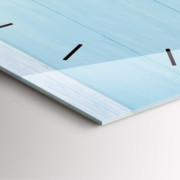 Square glass wall clock Children's board