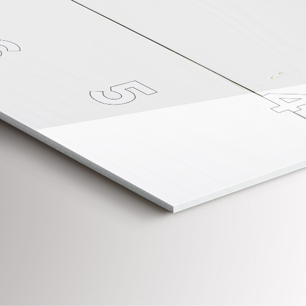 Square glass wall clock The inscription house