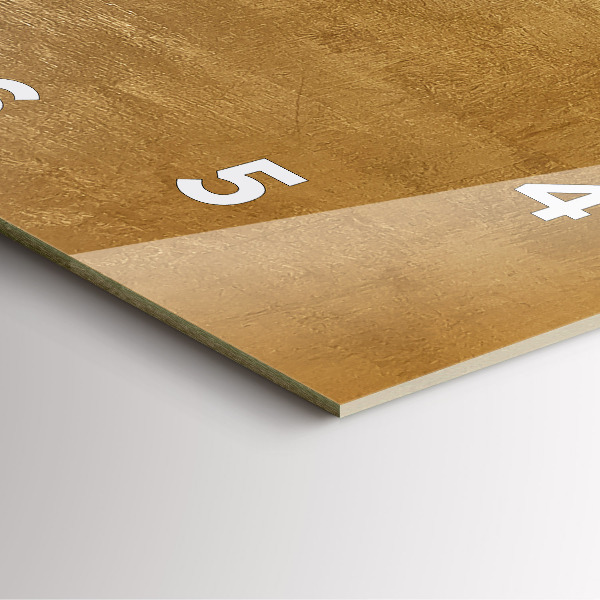 Square glass wall clock Decorative canvas