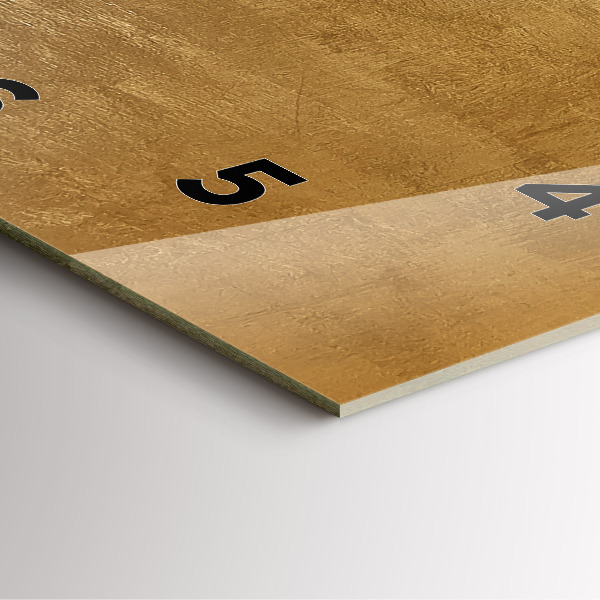 Square glass wall clock Decorative canvas