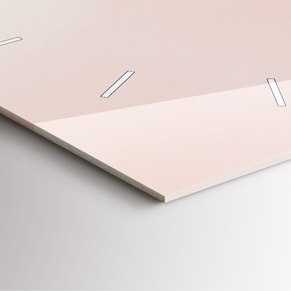 Square glass wall clock Golden tropical leaves