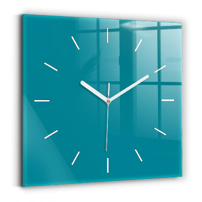 Square glass wall clock Maritime