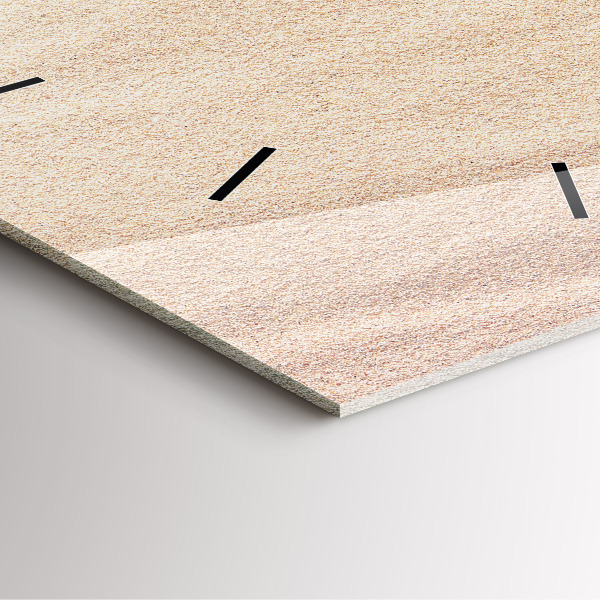 Square glass wall clock Holiday accessories