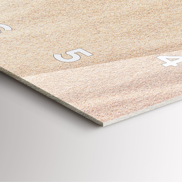 Square glass wall clock Holiday accessories