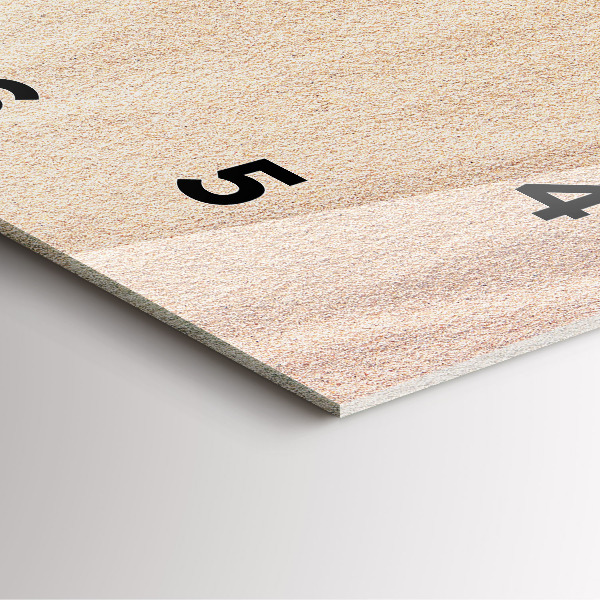 Square glass wall clock Holiday accessories