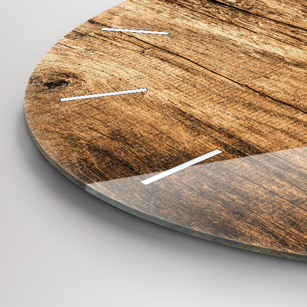 Round glass clock Spoons of spices