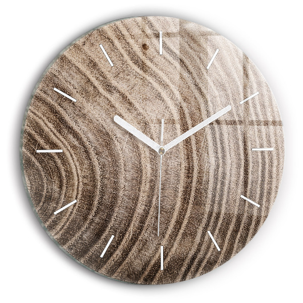 Round glass clock Trunk