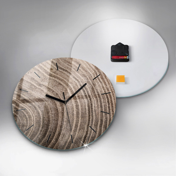 Round glass clock Trunk