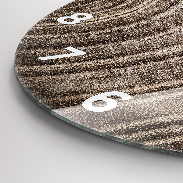 Round glass clock Trunk