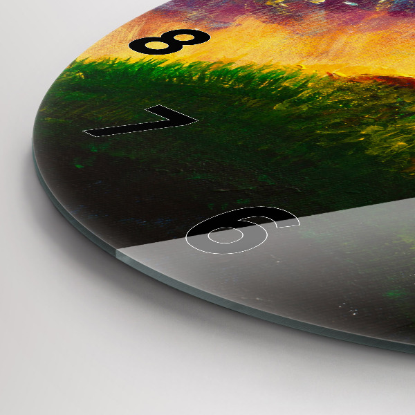Round glass clock Abstraction The Little Prince