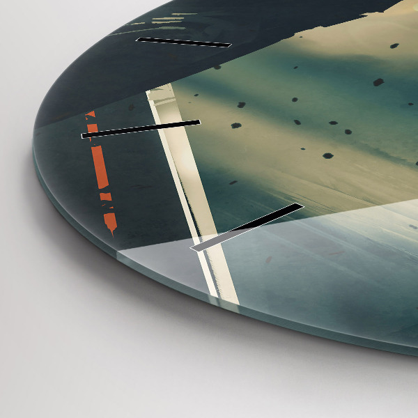 Round glass clock Lethal weapon game