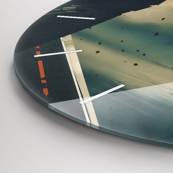 Round glass clock Lethal weapon game