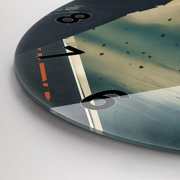 Round glass clock Lethal weapon game