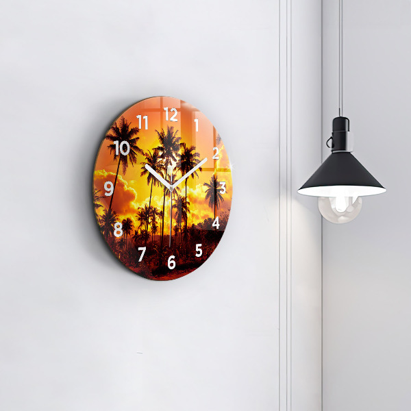 Round glass clock Thailand Klong Prao Beach