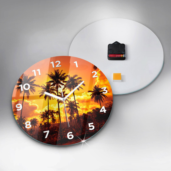 Round glass clock Thailand Klong Prao Beach