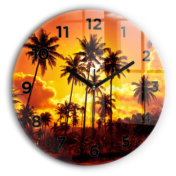 Round glass clock Thailand Klong Prao Beach