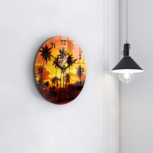 Round glass clock Thailand Klong Prao Beach