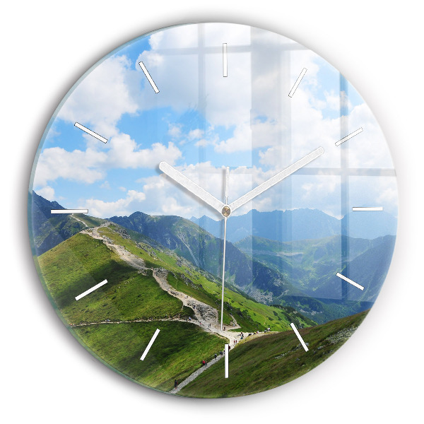 Round glass clock Kasprowy Wierch Zakopane