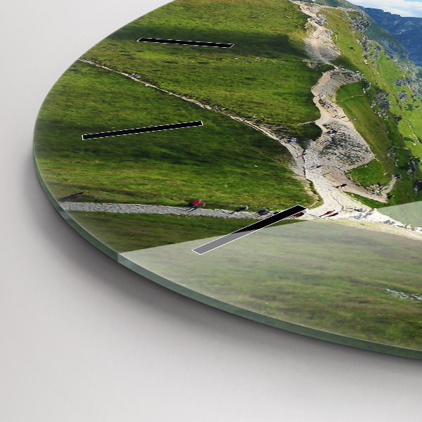 Round glass clock Kasprowy Wierch Zakopane