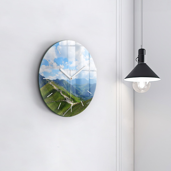 Round glass clock Kasprowy Wierch Zakopane