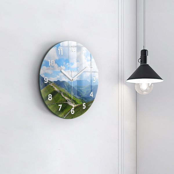 Round glass clock Kasprowy Wierch Zakopane