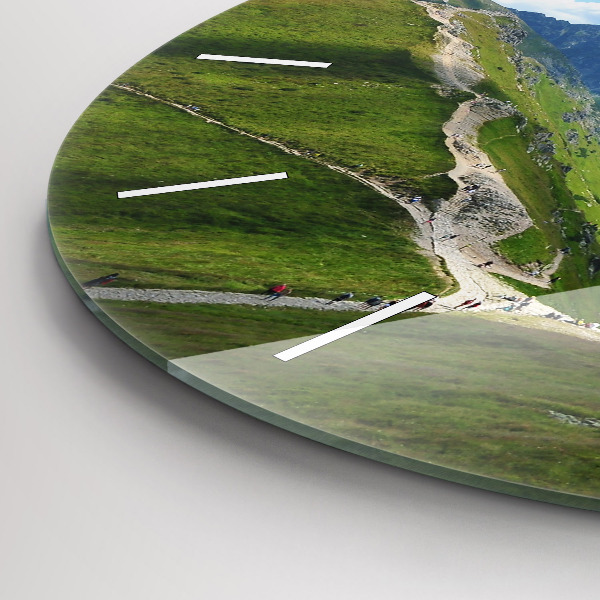 Round glass clock Kasprowy Wierch Zakopane