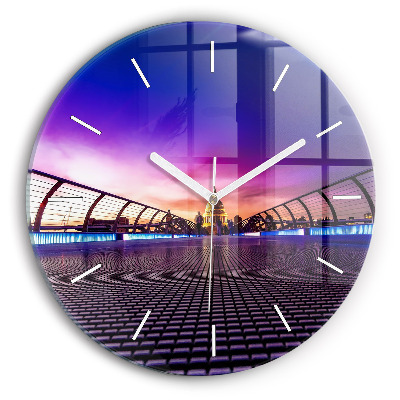 Round glass clock 'St. Paul''s Cathedral'