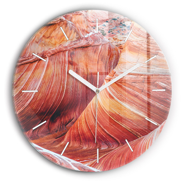Round glass clock The Picturesque Grand Canyon