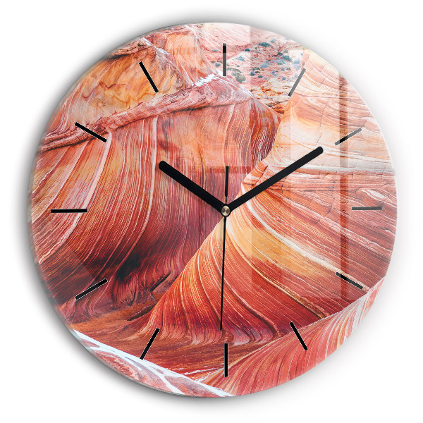 Round glass clock The Picturesque Grand Canyon