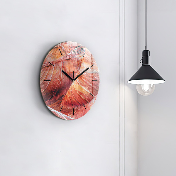 Round glass clock The Picturesque Grand Canyon