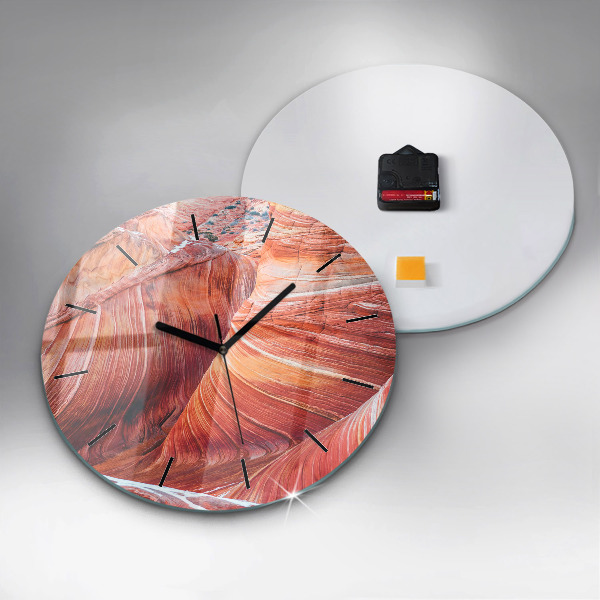 Round glass clock The Picturesque Grand Canyon