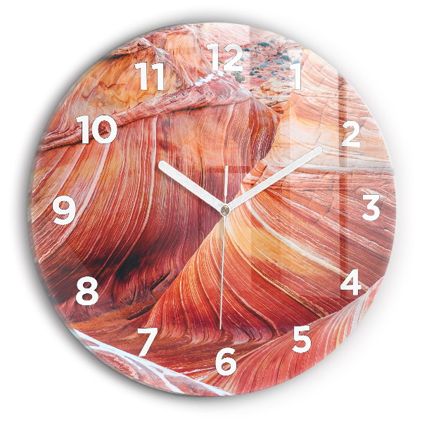 Round glass clock The Picturesque Grand Canyon