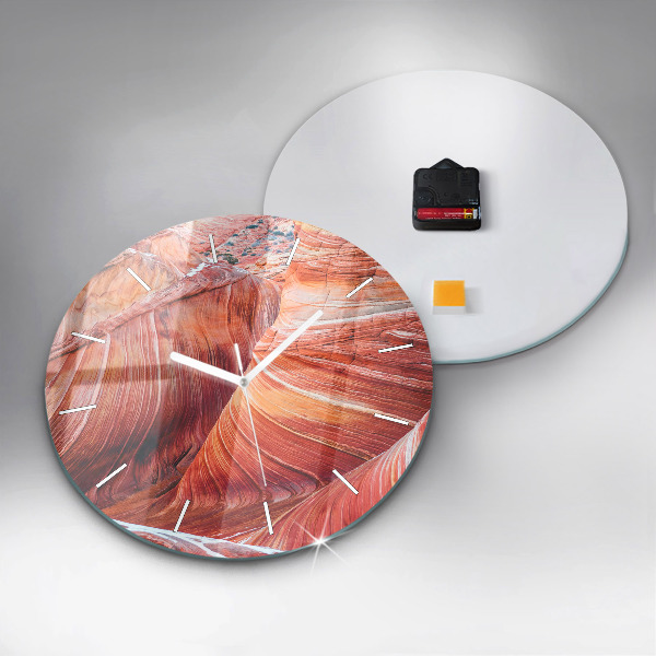 Round glass clock The Picturesque Grand Canyon