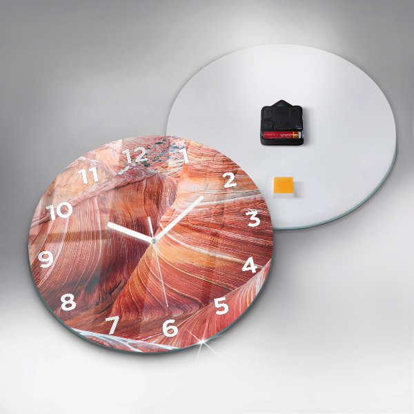Round glass clock The Picturesque Grand Canyon