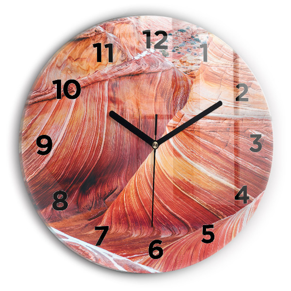 Round glass clock The Picturesque Grand Canyon