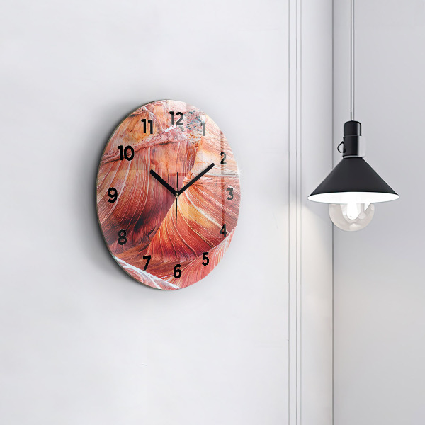 Round glass clock The Picturesque Grand Canyon