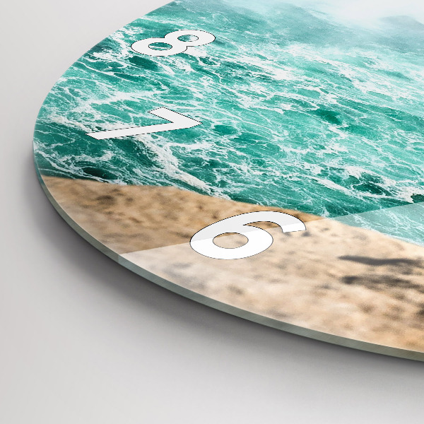 Round glass clock The Boat and Niagara