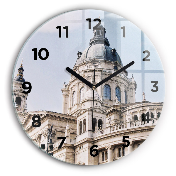 Round glass clock 'St. Stephen''s Basilica'