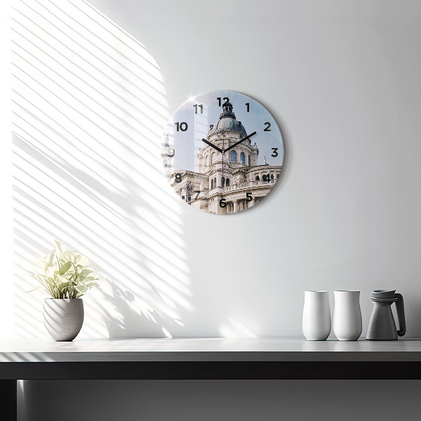 Round glass clock 'St. Stephen''s Basilica'